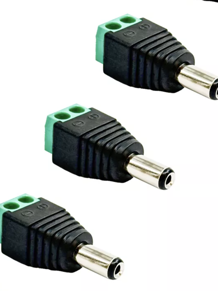 Штекер  DC 2.1/5.5 с быстрым соединением, 3311